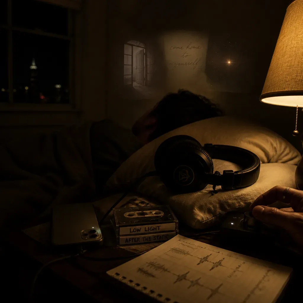 Sleep-onset imagery hovering beside a resting listener